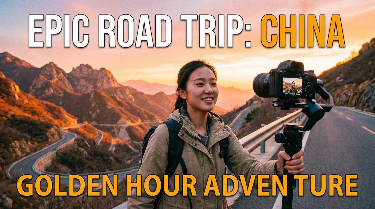 同人动漫旅行视频-山间公路自驾